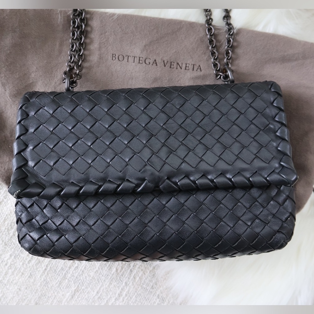 Bottega Veneta black shoulder bag